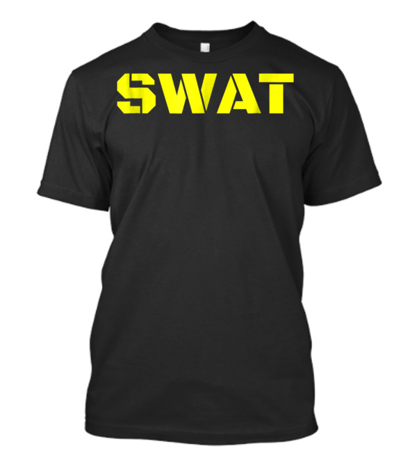 Halloween SWAT Team Police Cop Costume T-Shirt