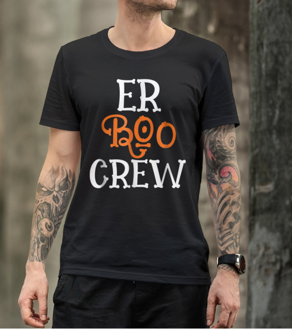 ER Boo Crew Halloween Hospital T-Shirt