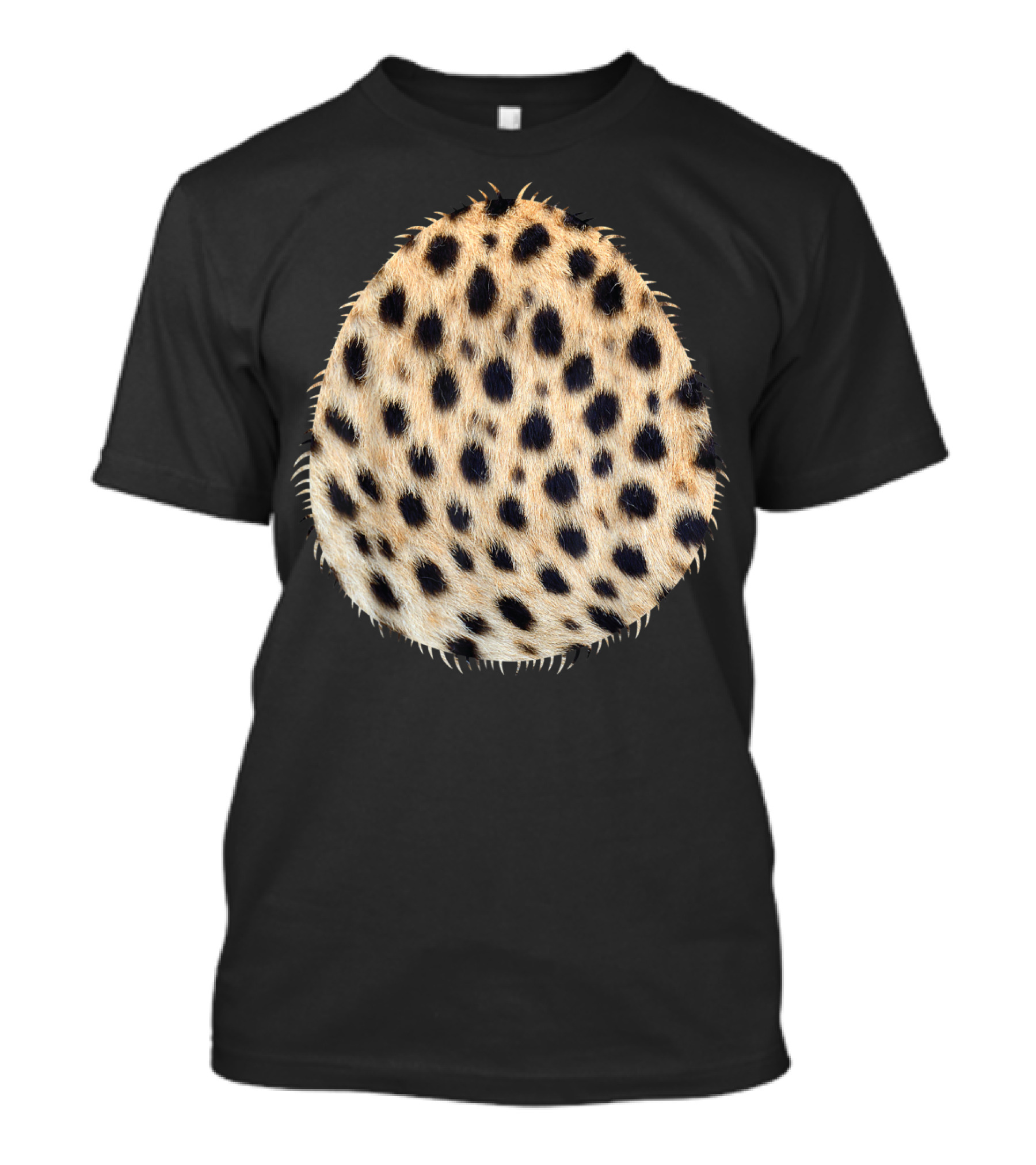 Halloween Tiger Cheetah Lion Animal Egg Fur T-Shirt
