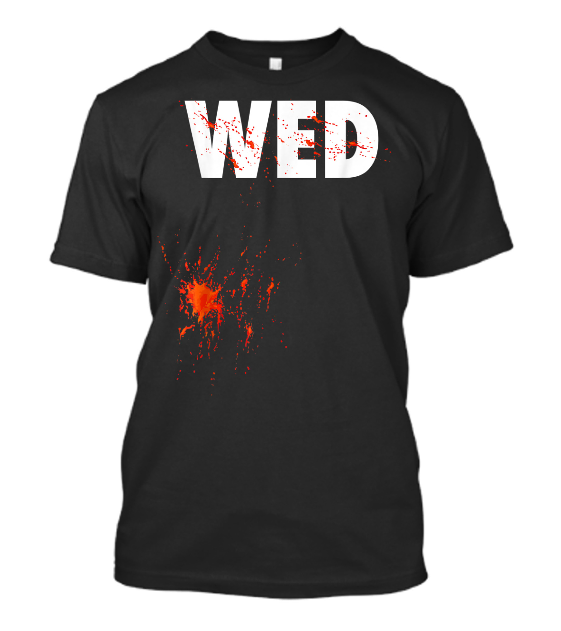 Halloween Wednesday Bloody Splatter Group T-Shirt