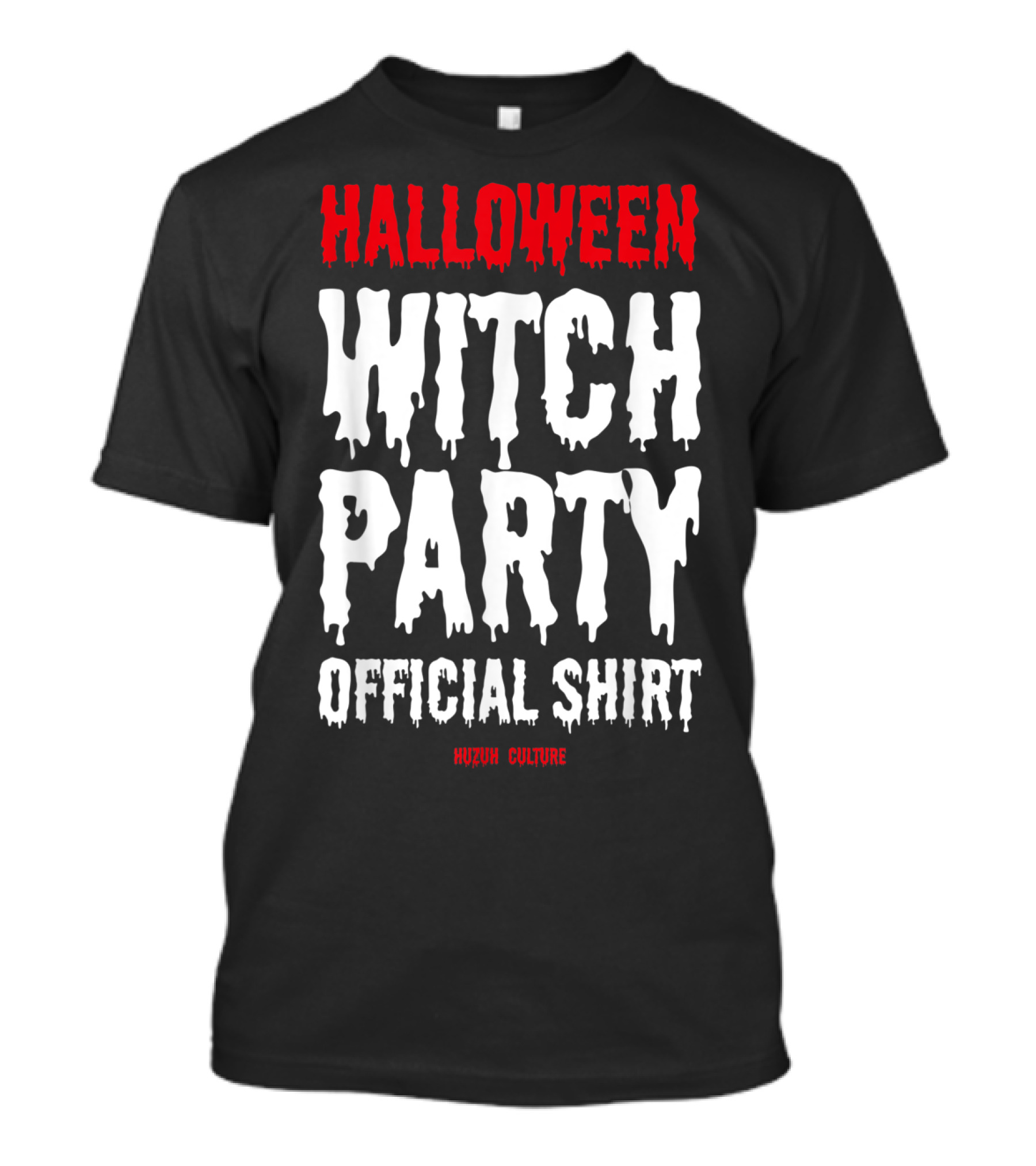 Halloween Witch Party Halloqueen Horror Queen Official Shirt Huzuh Culture T-Shirt