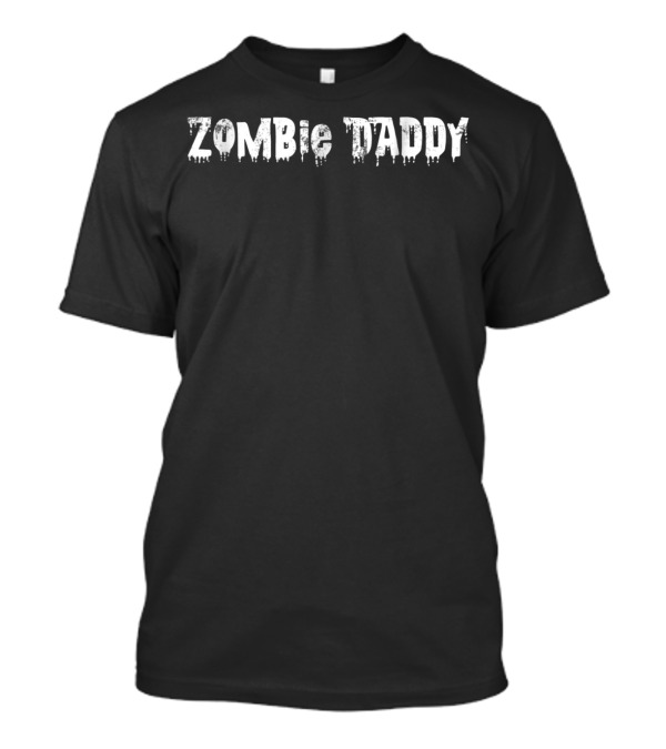 Halloween Zombie Daddy Matching Pregnancy T-Shirt