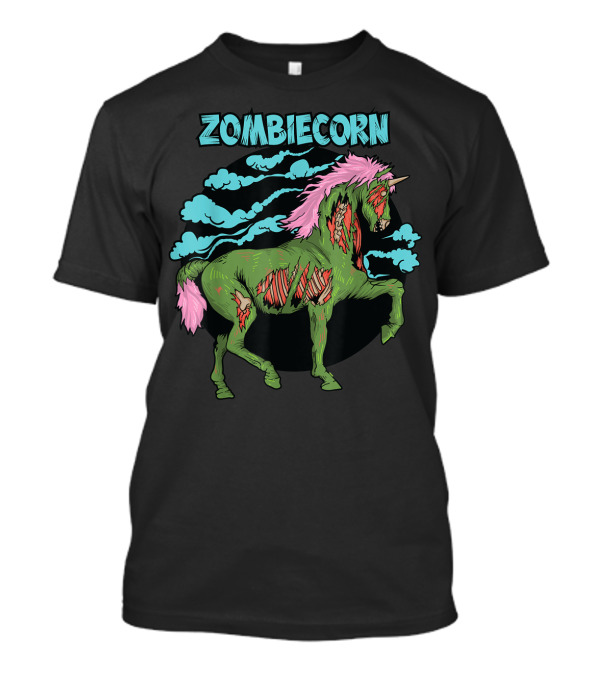 Zombiecorn Scary Halloween Horse Monster T-Shirt