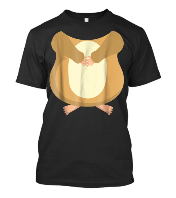Hamster Halloween Animal Body Costume Ith Hands Clasped T-Shirt