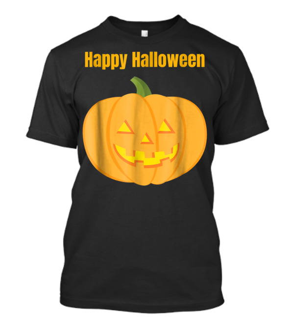 Happy Halloween Pumpkin Jack O Lantern T-Shirt