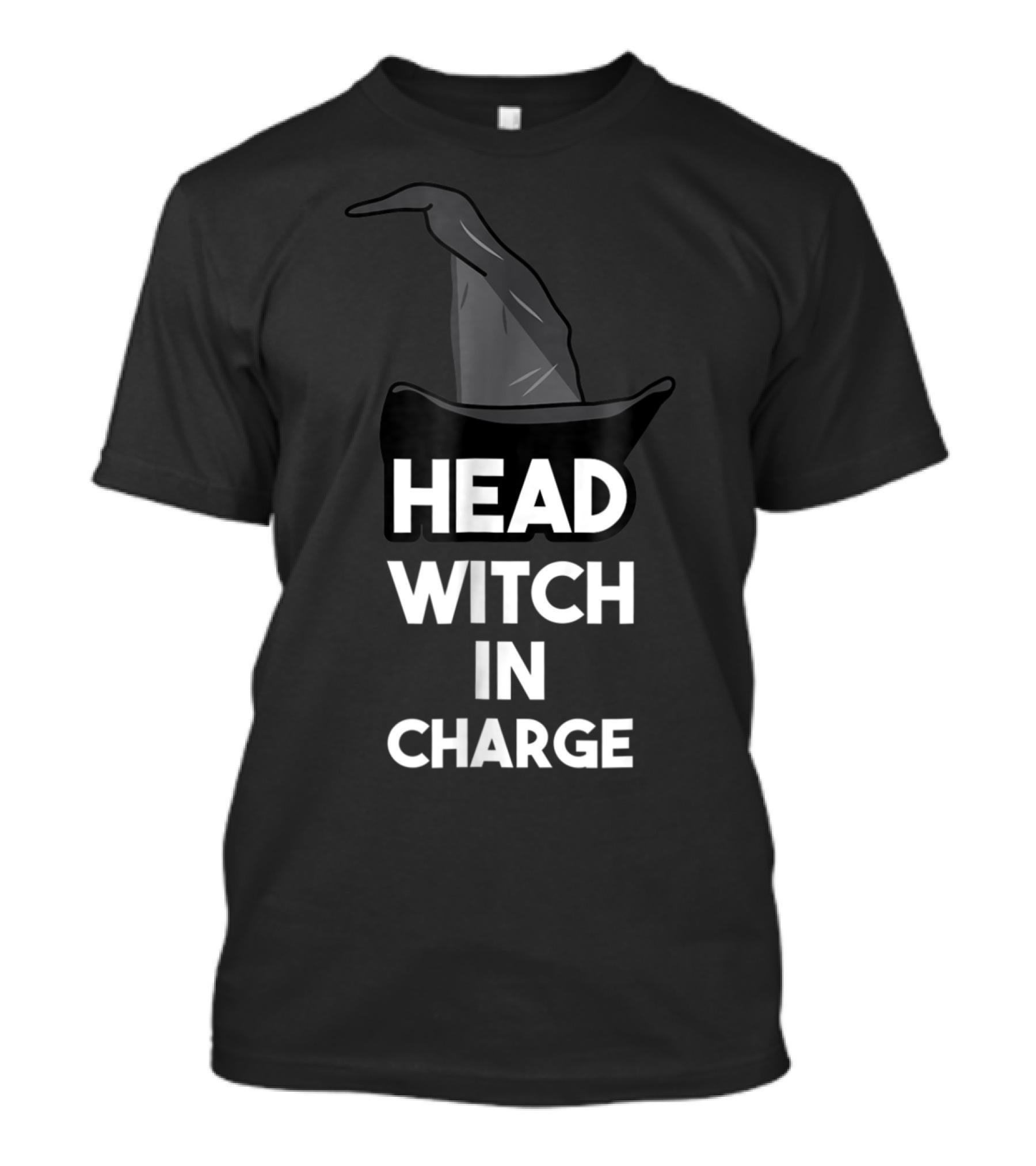 Head Witch In Charge Wizard Hat T-Shirt