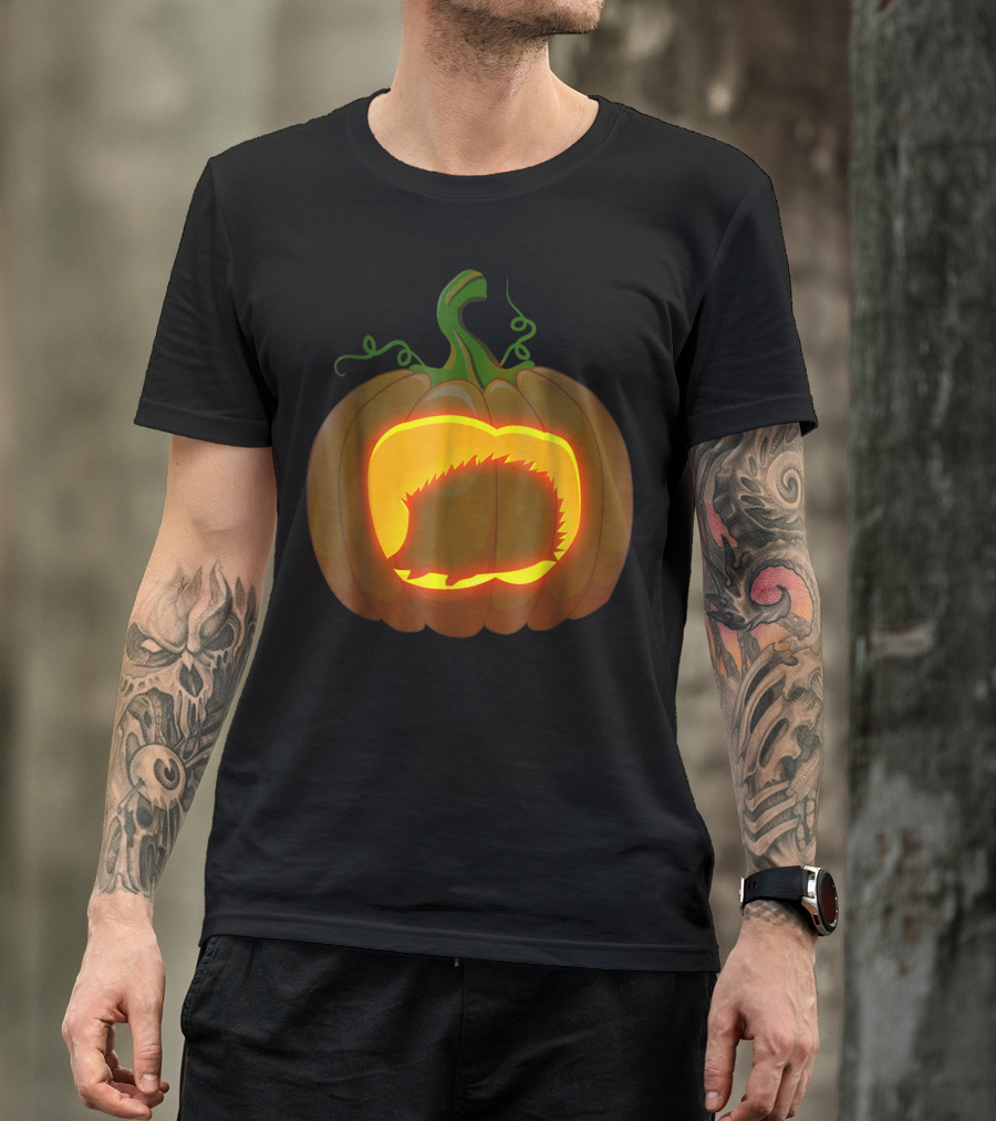 Hedgehog Pumpkin Carving T-Shirt