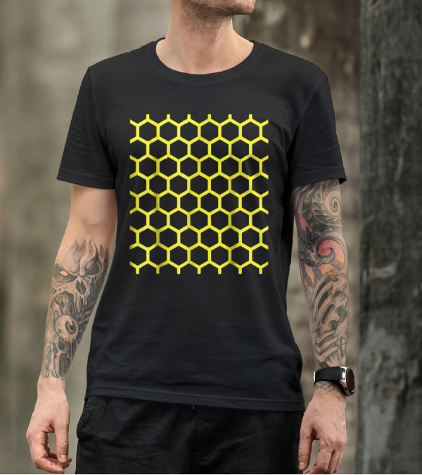 Hexagonal Honeycomb Beehive T-Shirt