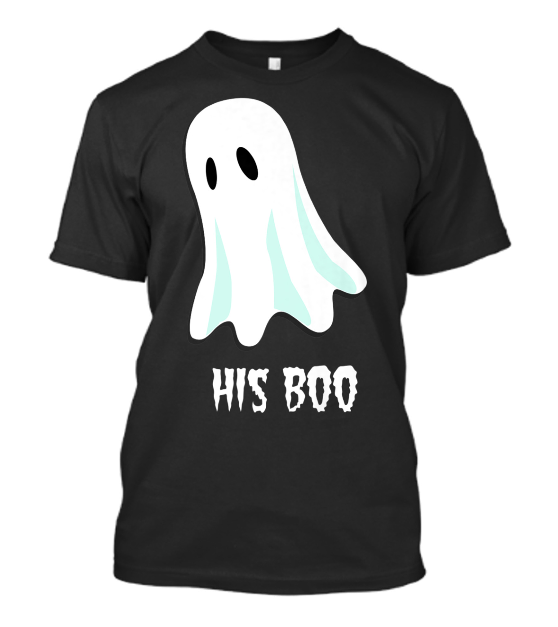 His Boo Her Boo Ghost Halloween Last Minute Couple Costume T-Shirt