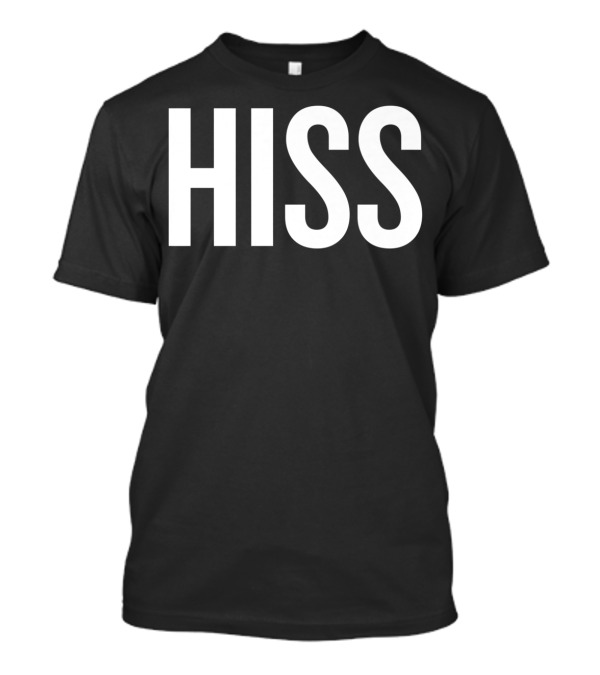 Hiss Text Snake T-Shirt