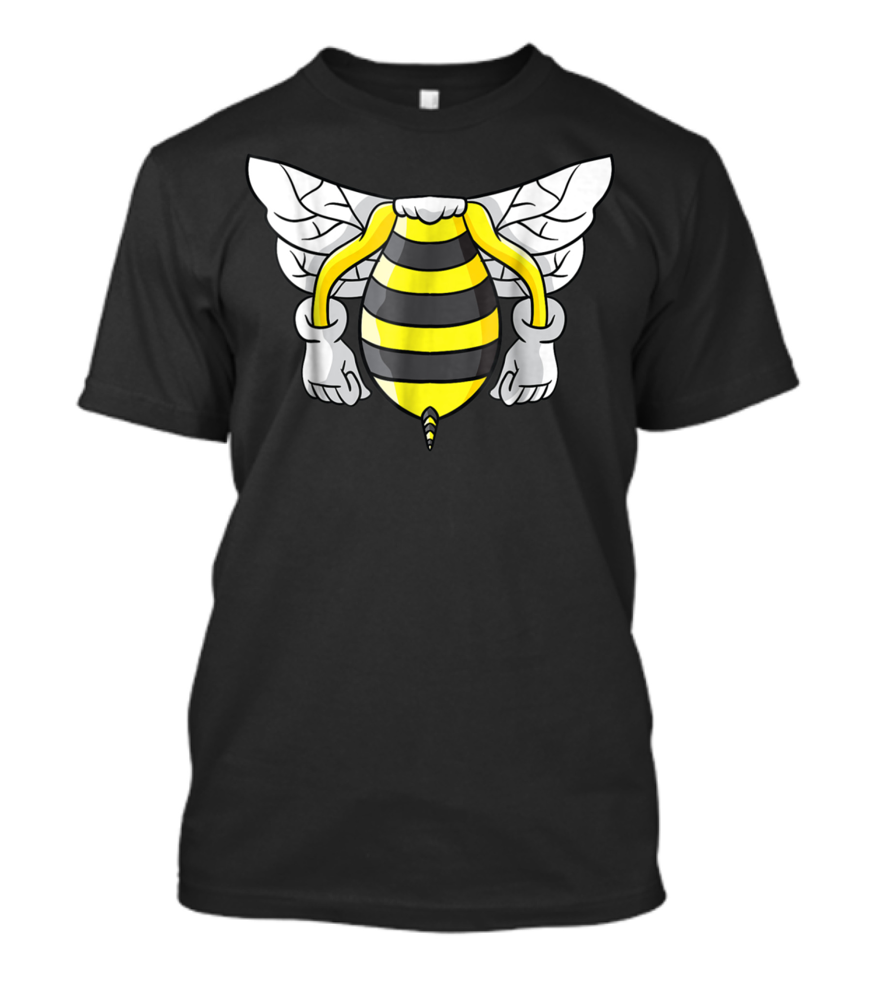 Honey Bee Halloween Costume Funny Bee Lover Cartoon Insect Wings T-Shirt