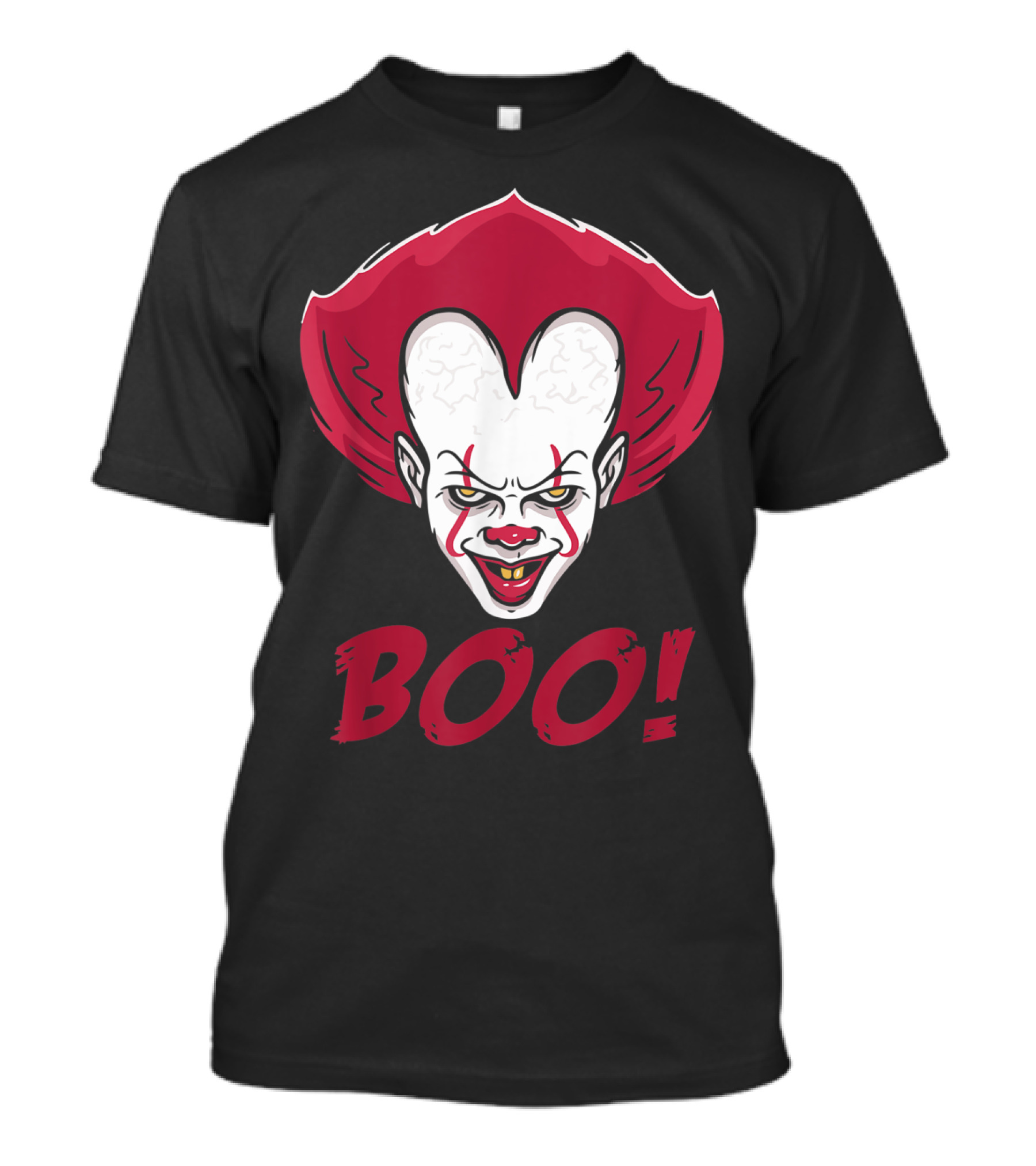 Boo Pennywise Clown Horror Movie T-Shirt