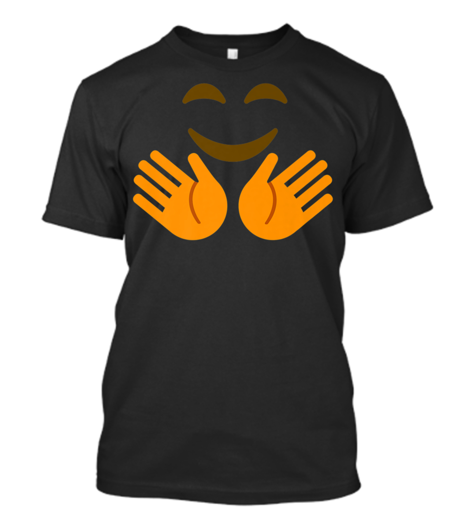 Hugging Emoji Group Halloween Costume T-Shirt