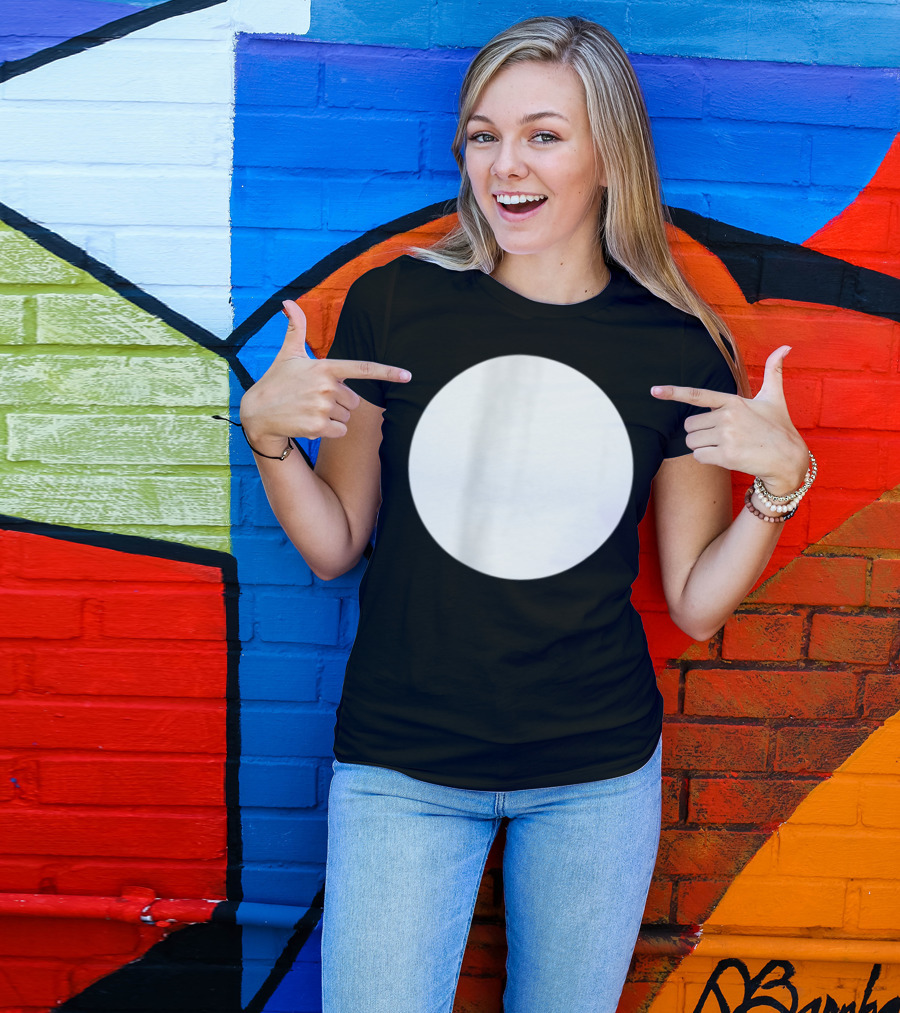 Human Dice 1 Team Group White Circle T-Shirt
