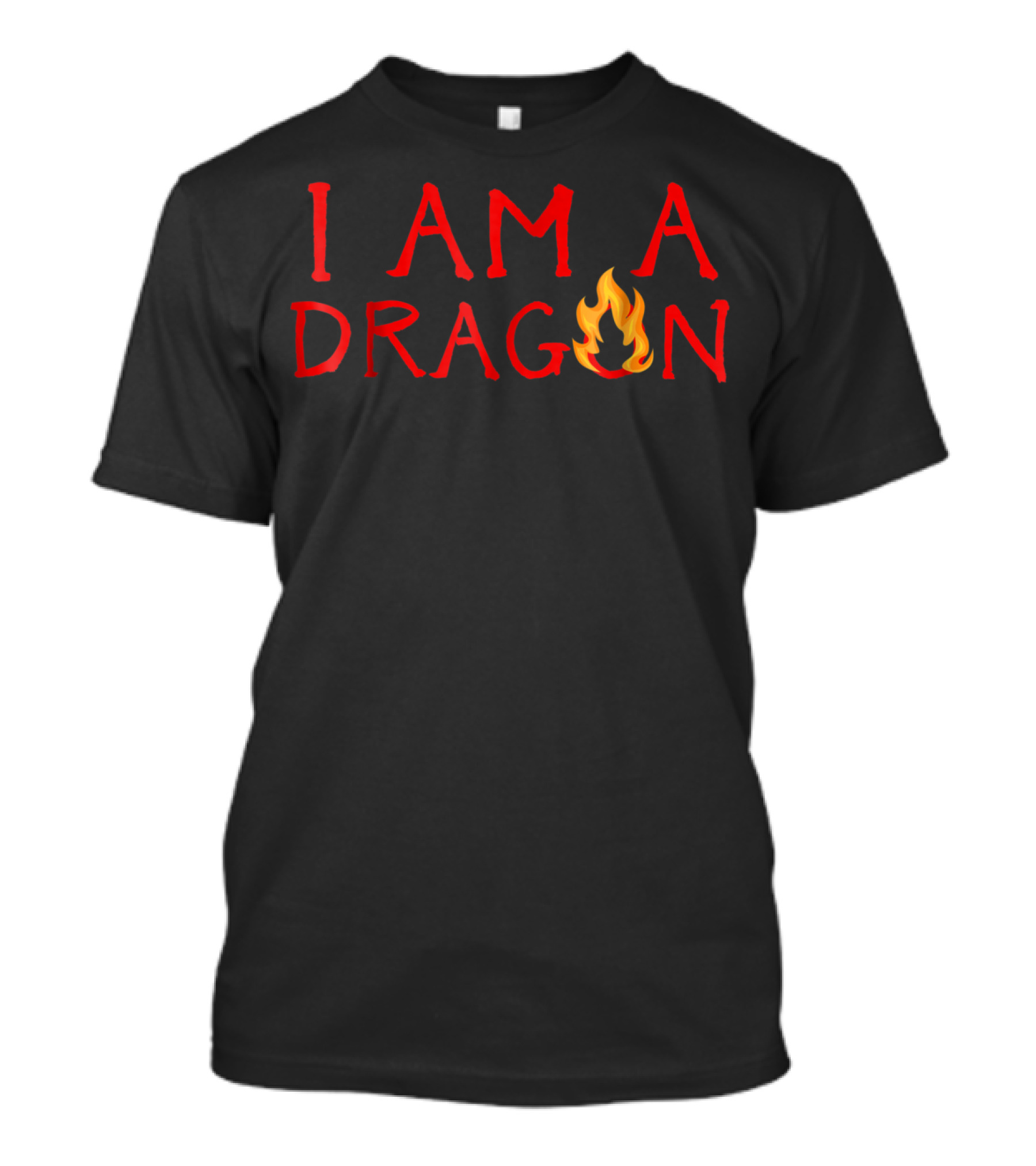 I Am A Dragon Halloween Party Flame T-Shirt