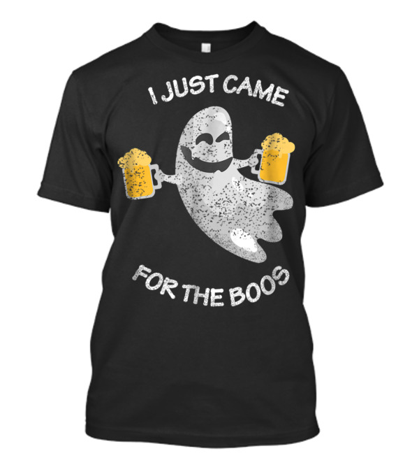 I Just Came For The Boos Ghost With Beer Mugs T-Shirt