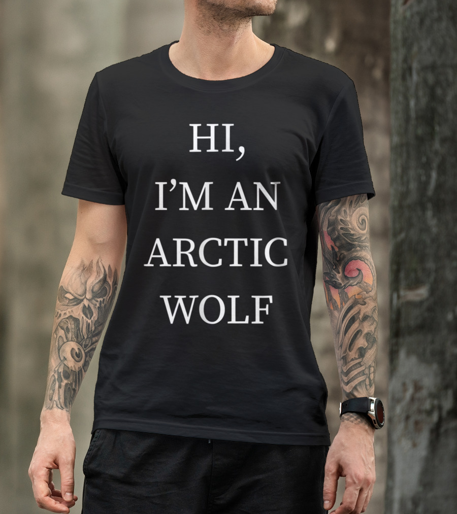 I'm An Arctic Wolf Halloween Costume Funny Last Minute Idea T-Shirt