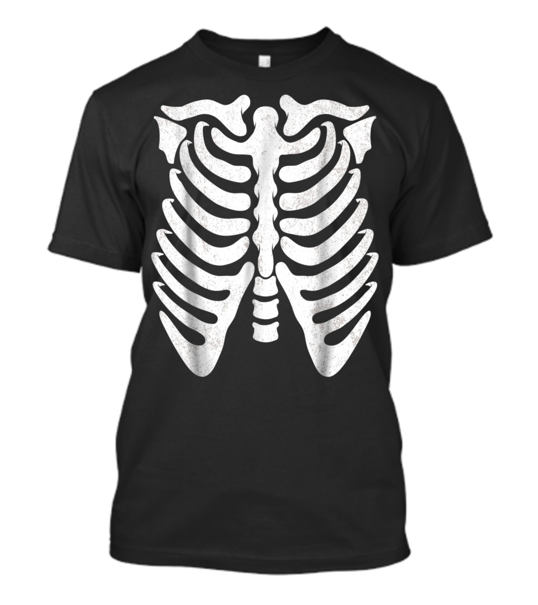 Funny Distressed Skeleton Ribcage T-Shirt