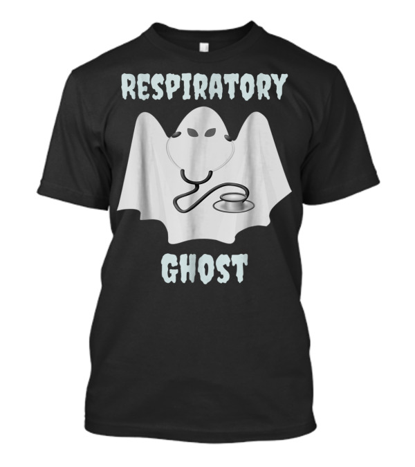 Respiratory Therapist Halloween Ghost Stethoscope Costume T-Shirt