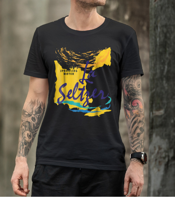 Group Halloween Costume Natural Lemon Sparkling Water La Seltzer T-Shirt