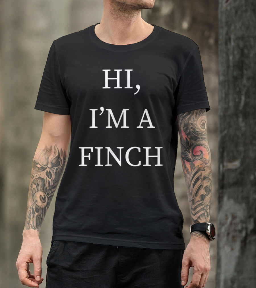 Hi I'm A Finch Halloween Bird Funny Last Minute T-Shirt