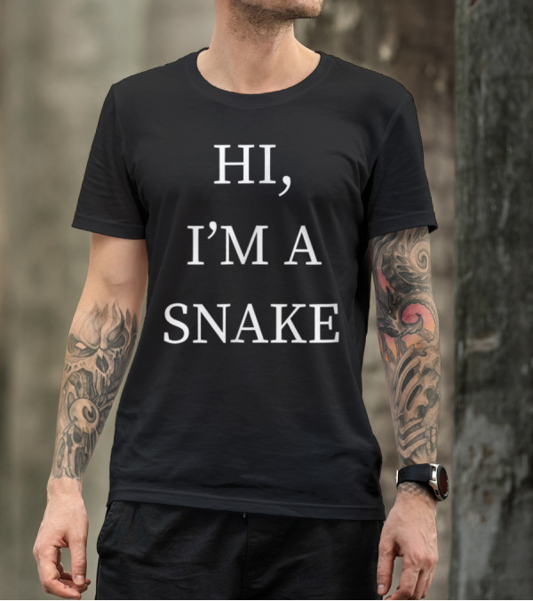 Hi, I'm A Snake Halloween Costume Funny Last T-Shirt