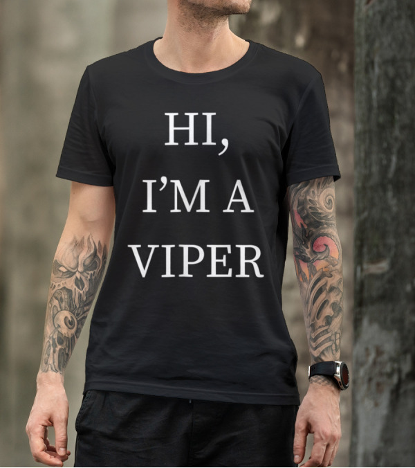 Hi, I'm A Viper Snake Halloween Funny Last Minute T-Shirt