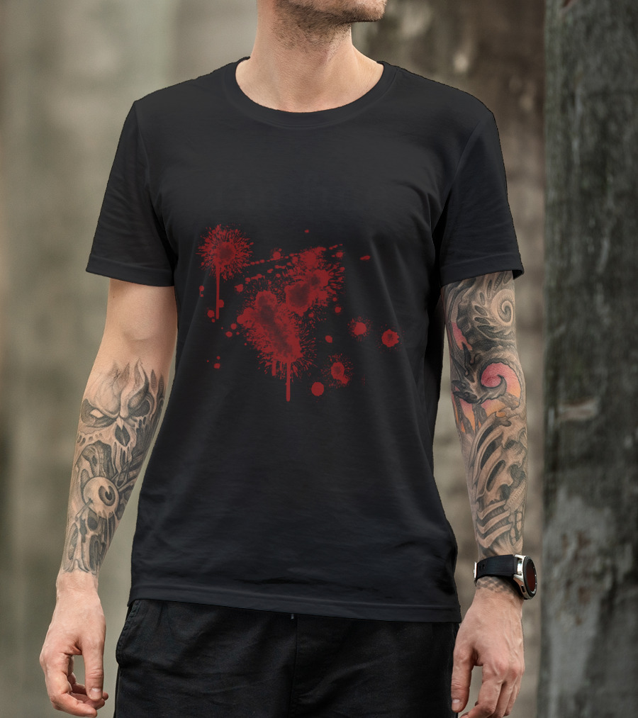 I'm Fine Gross Bloody Wound Stain T-Shirt