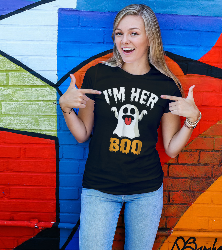 I'M HER BOO Halloween Ghost T-Shirt