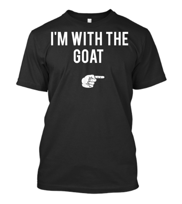 I'm With The Goat Halloween Costume Party Pointer T-Shirt