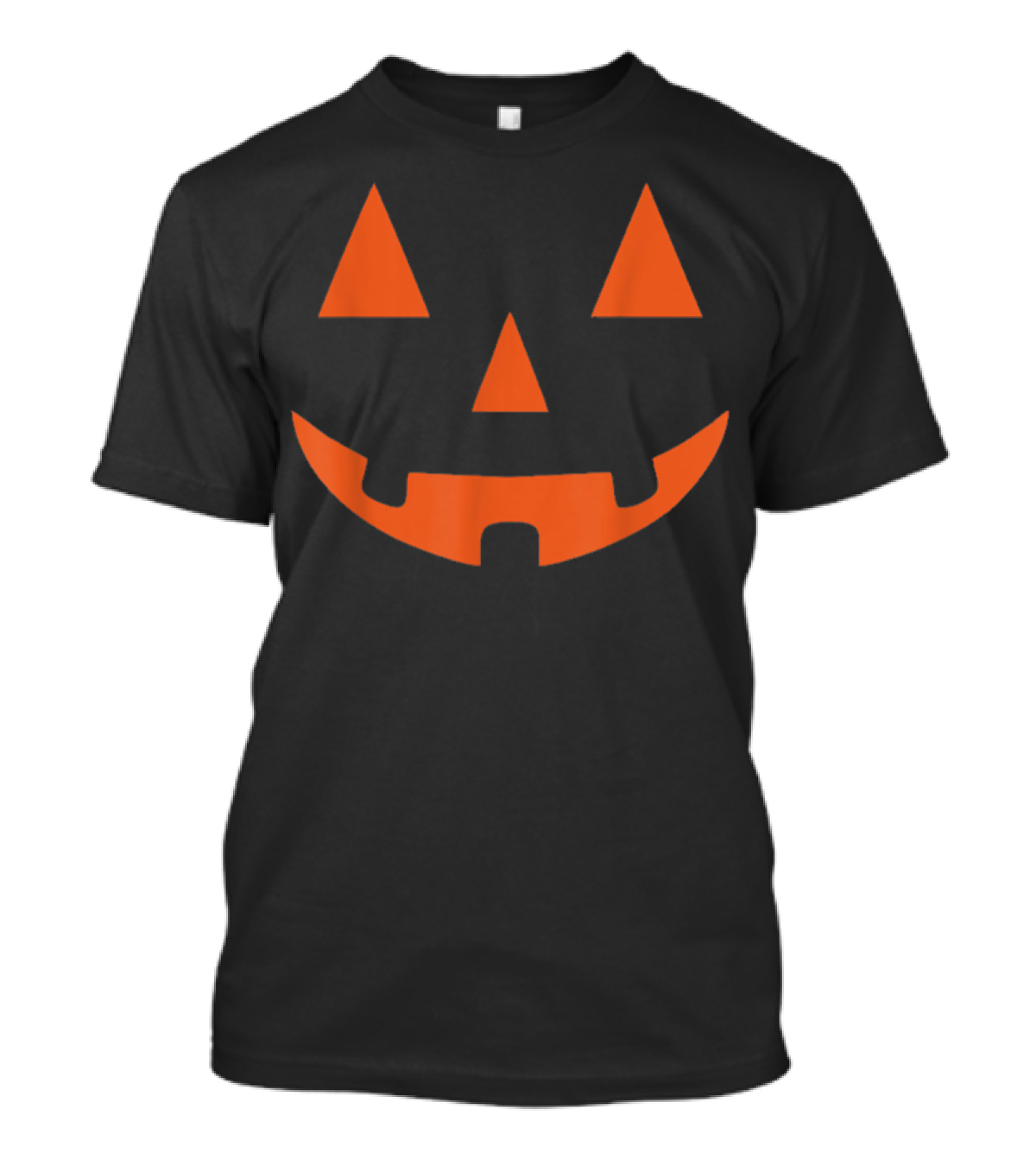 Jack O' Lantern Funny Halloween Pumpkin Face T-Shirt