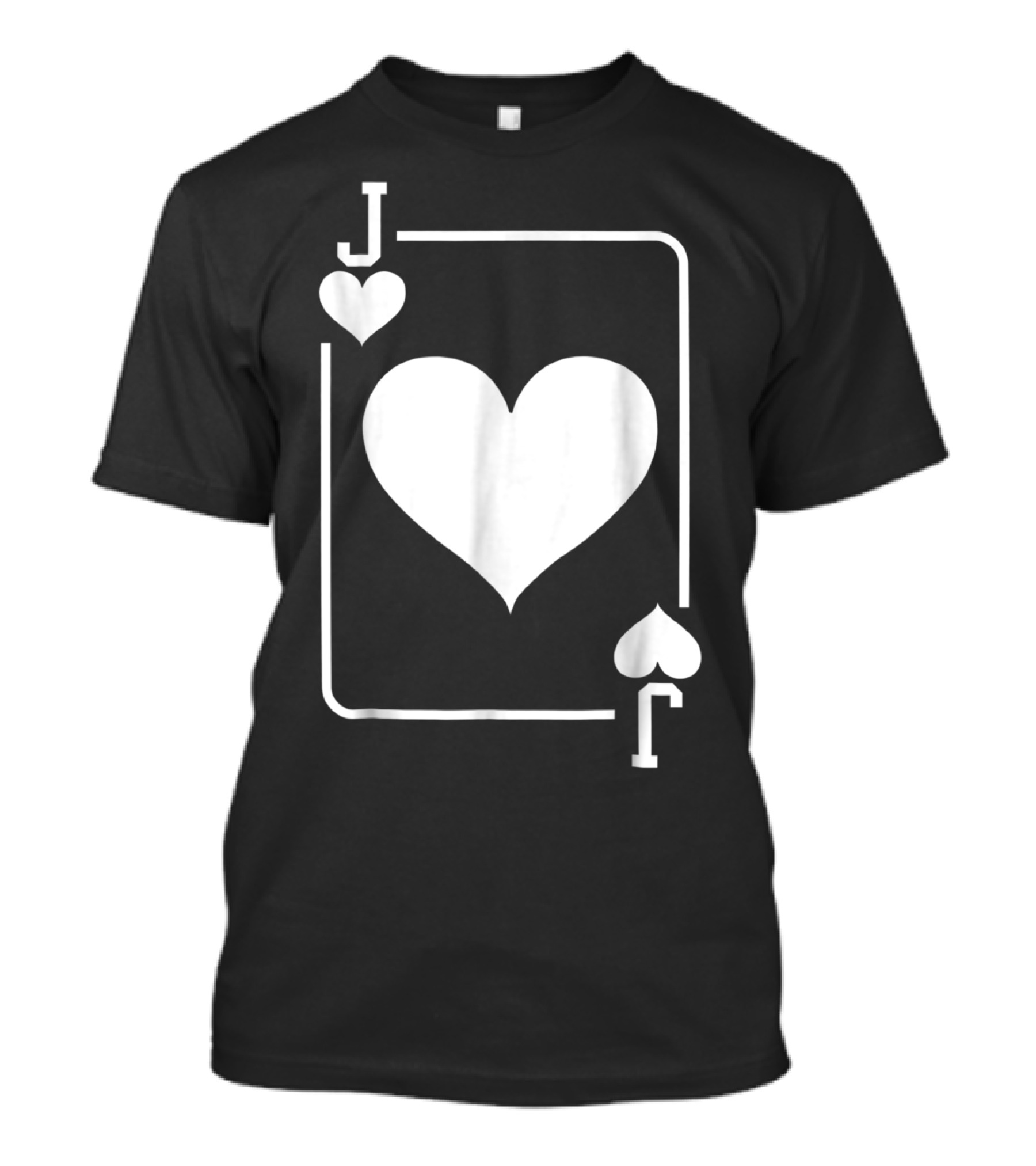 Jack Of Hearts Playing Card Halloween Costume T-Shirt