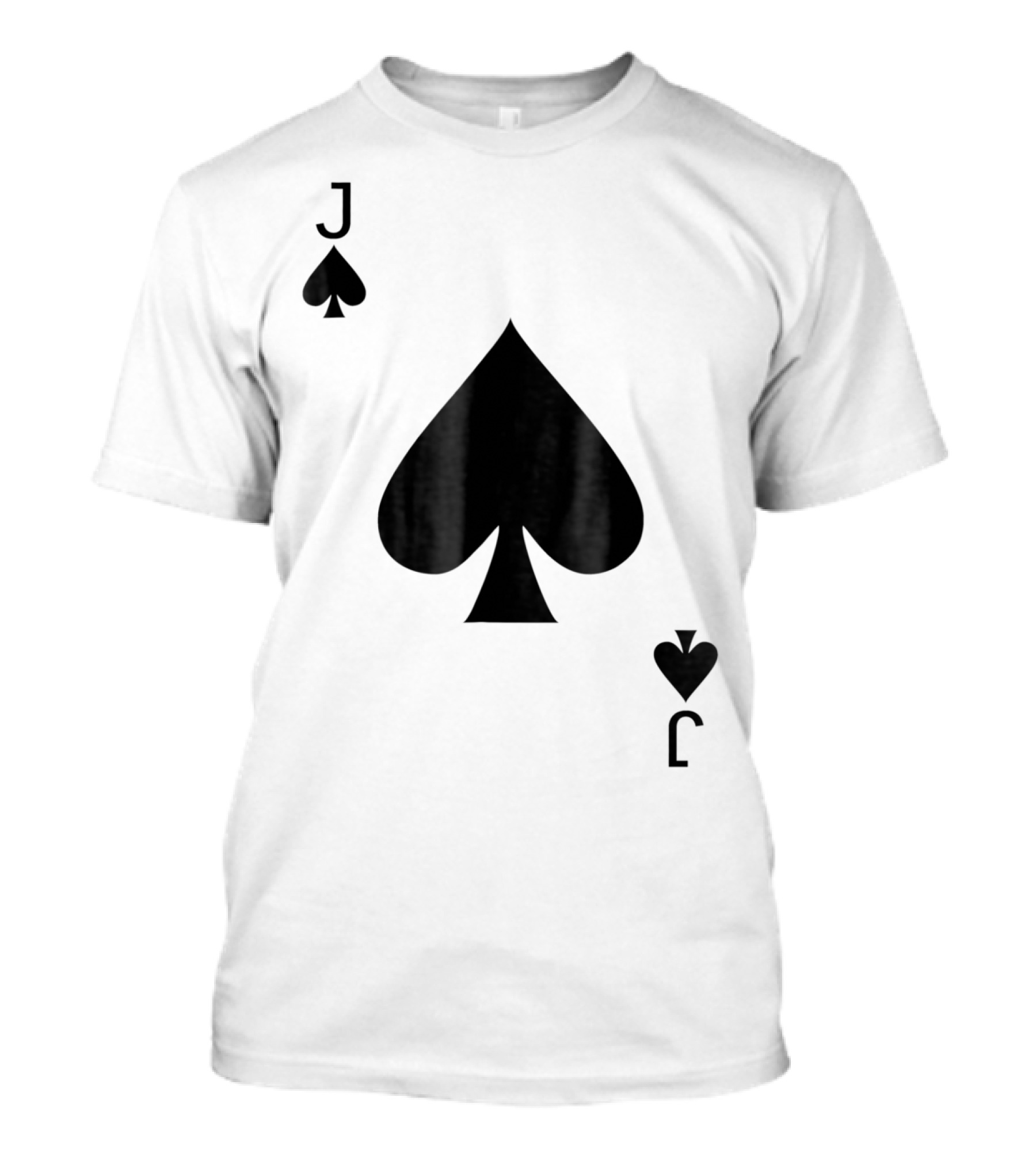 J Spade Card Jack Of Spades Deck T-Shirt