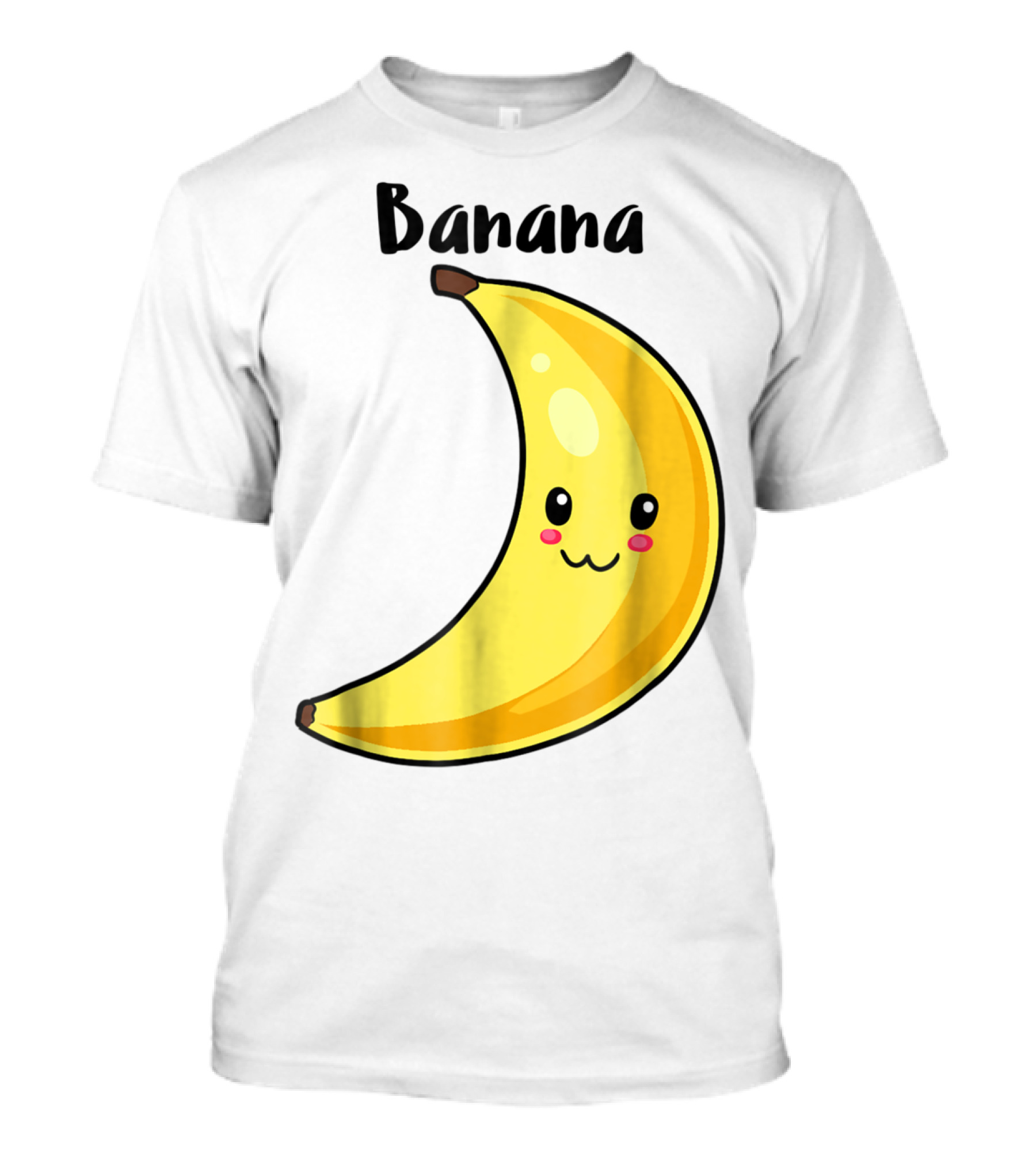 Kawaii Banana Couples Halloween Costume His Cute Happy T-Shirt