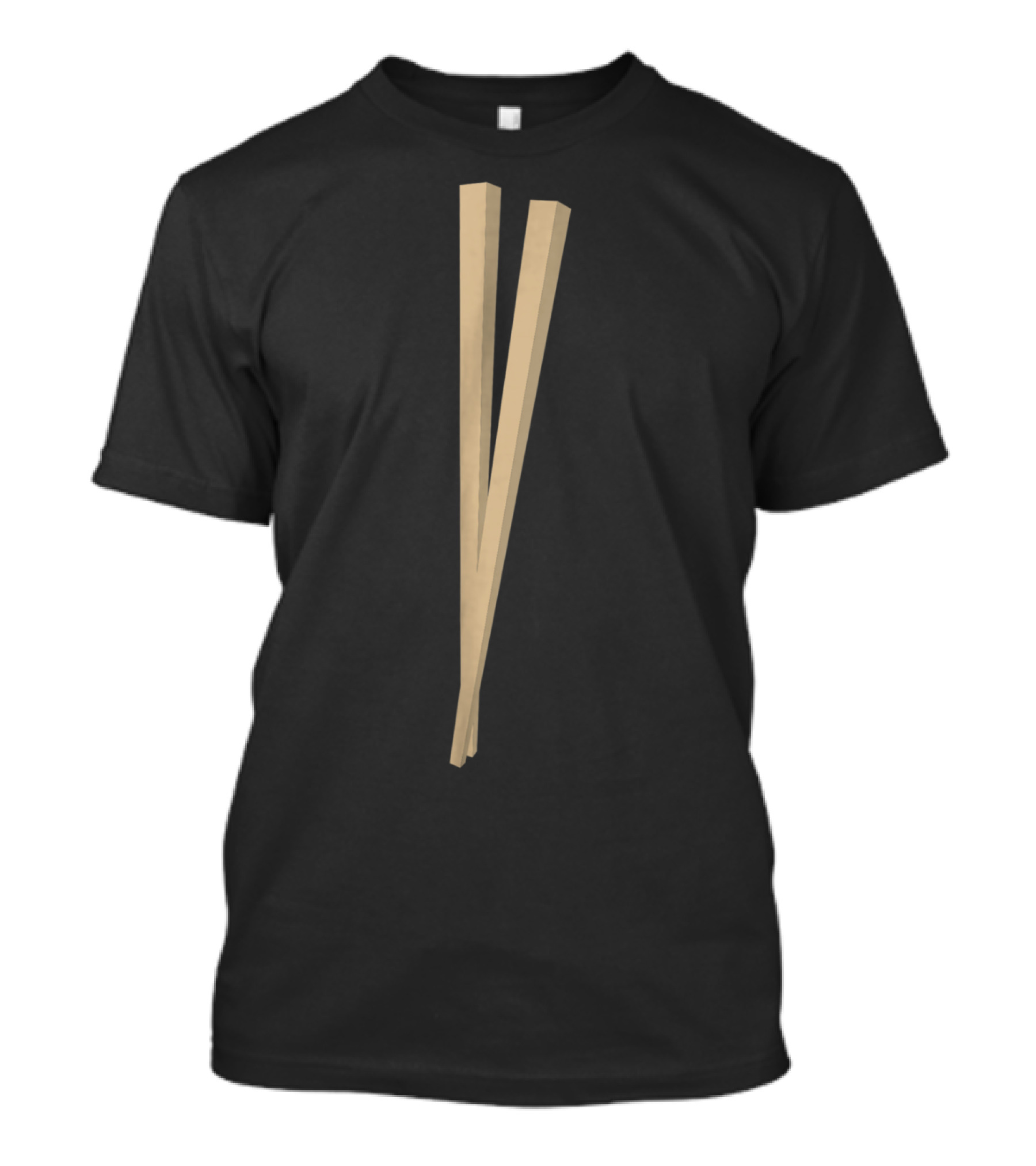 Kawaii So Cute Chopstick Group Minimalist Aesthetic T-Shirt