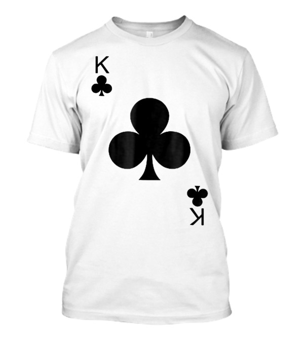 King Of Clubs Halloween Costume Playing Card T-Shirt