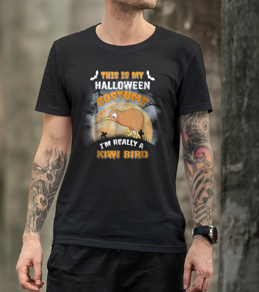This Is My Halloween Costume I'm Really A Kiwi Bird T-Shirt