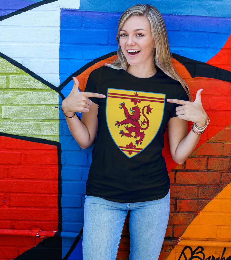 Knight Shield Halloween Costume Heraldic English Lion Crest T-Shirt