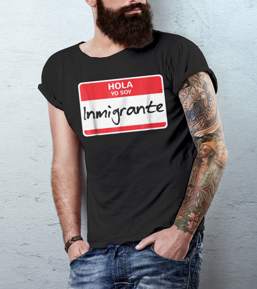 Hola Yo Soy Inmigrante Halloween Latino Immigration T-Shirt