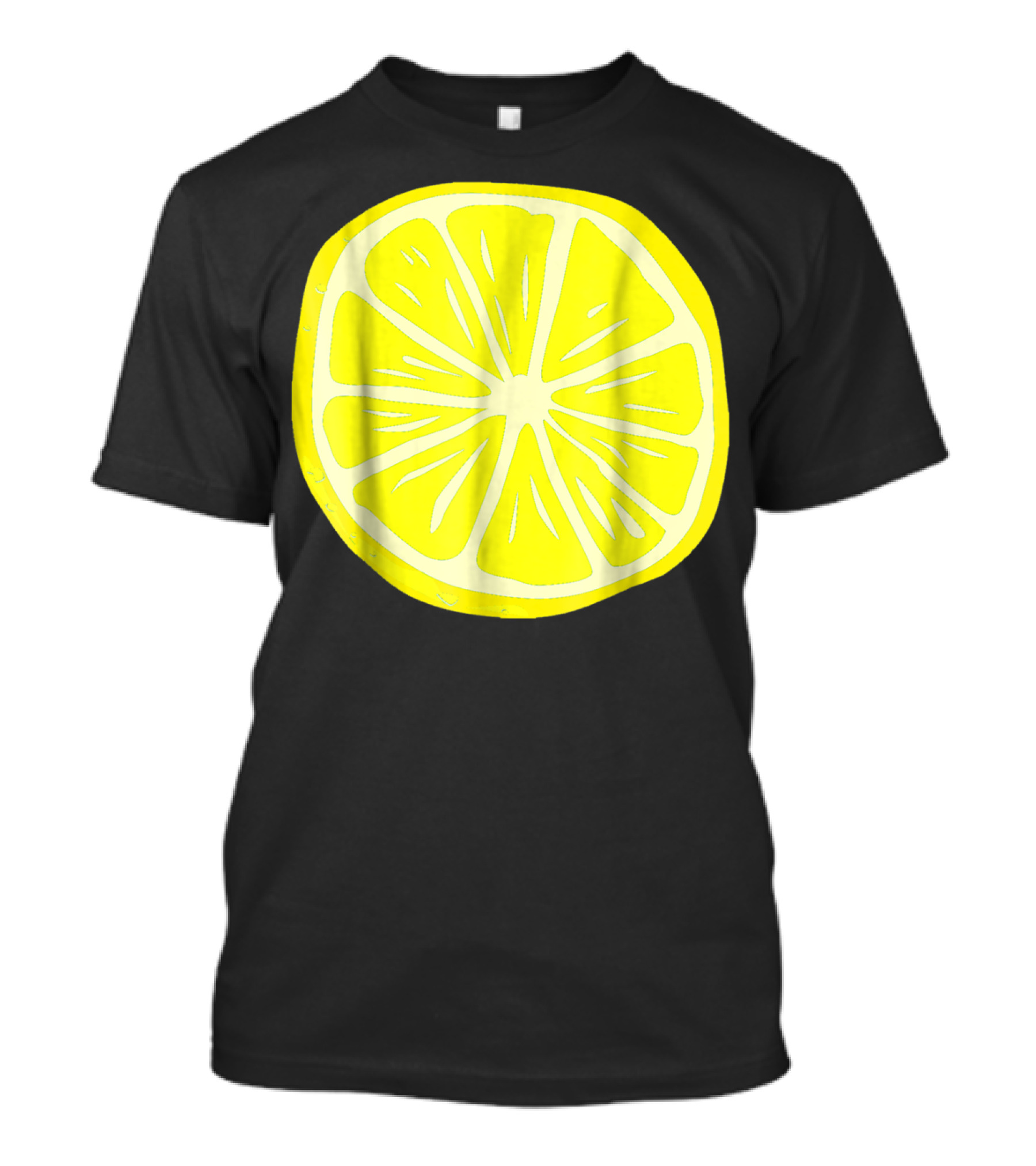 Lemon Slice Funny Matching Halloween Costume Fruits T-Shirt