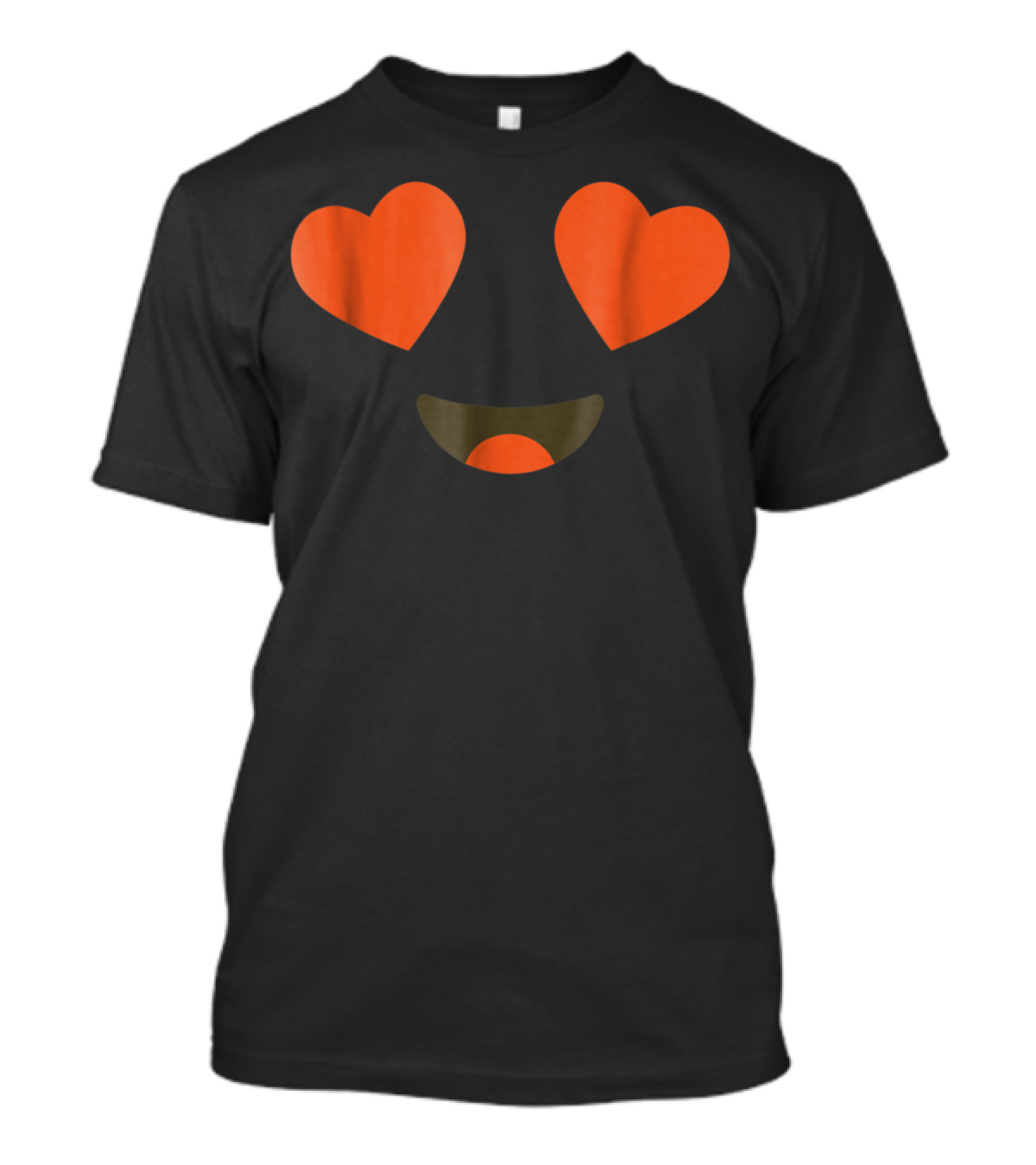 Love Emoji Heart Eyes Halloween Party Costume T-Shirt