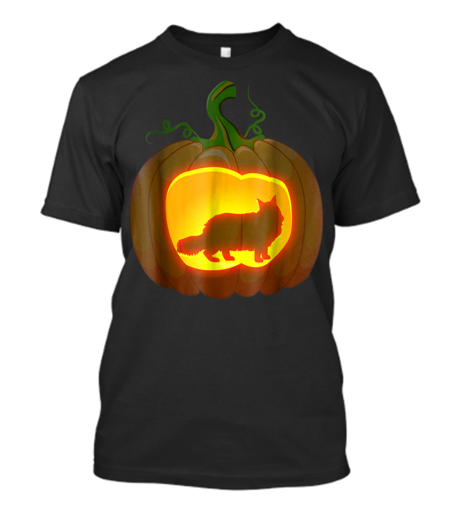 Maine Coon Cat Pumpkin Carving Halloween T-Shirt