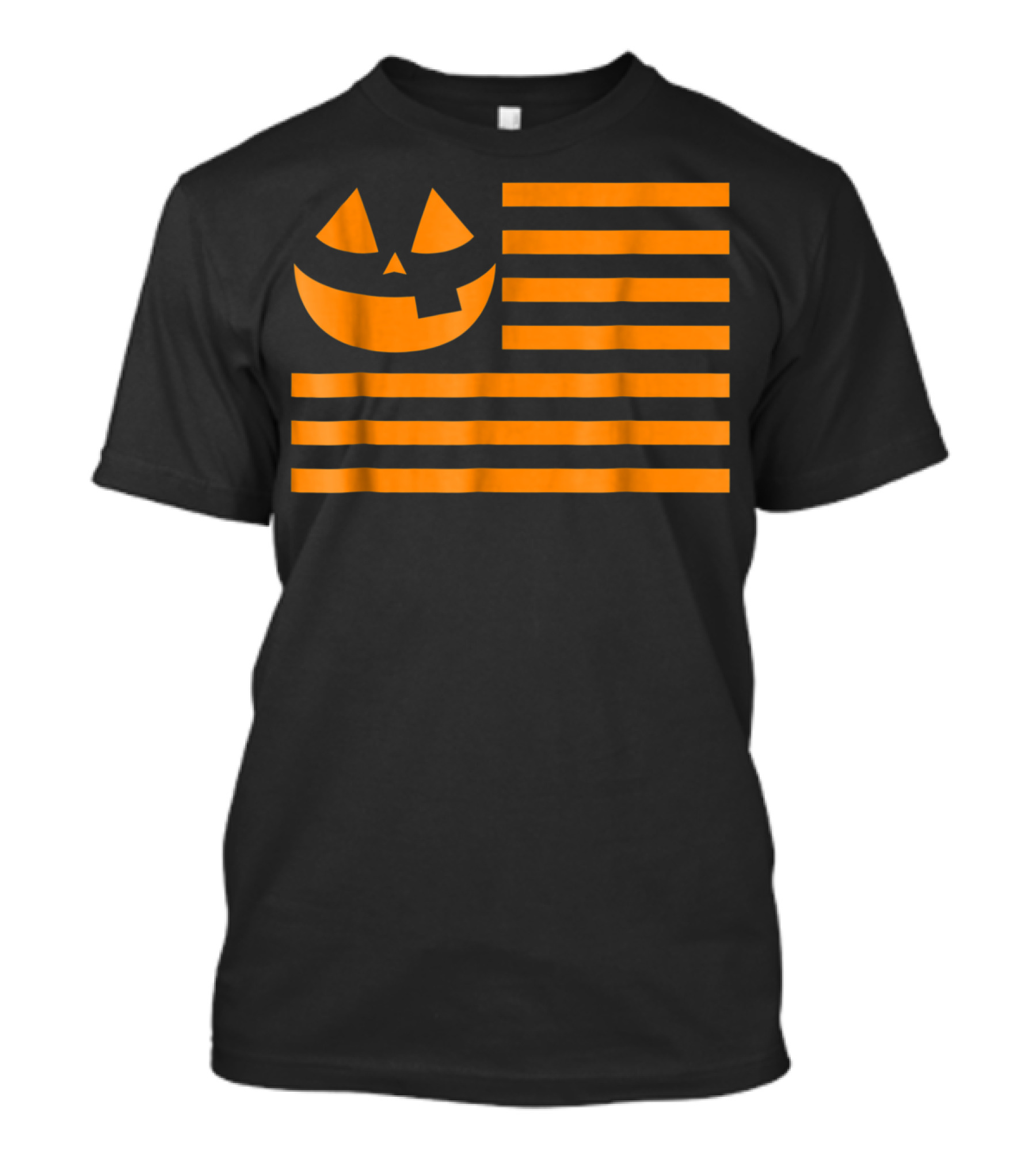Make Halloween Federal Holiday Pumpkin Jack-O'-Lantern Flag T-Shirt