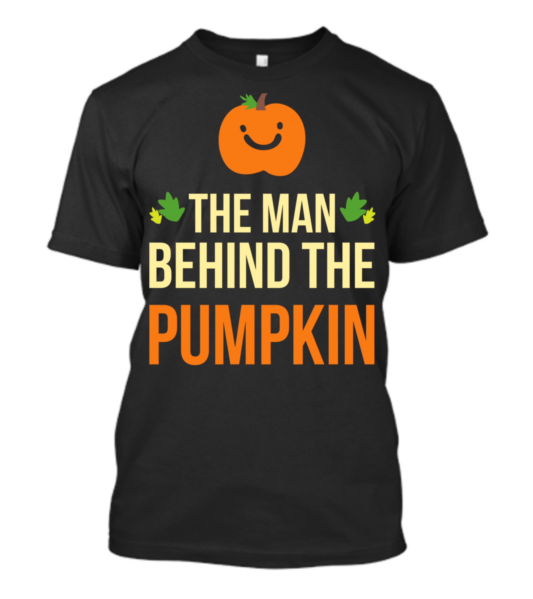The Man Behind The Pumpkin Halloween Pregnancy T-Shirt