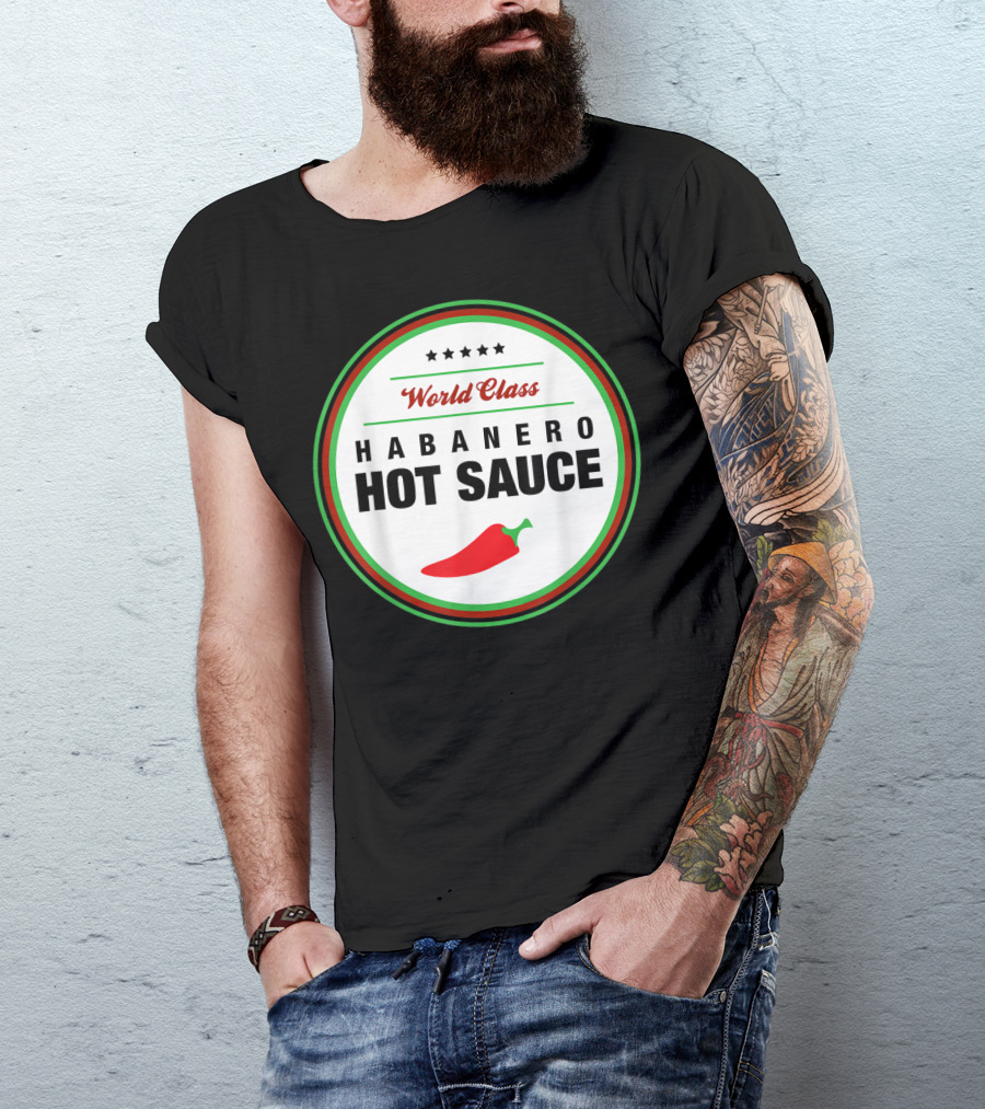 World Class Habanero Hot Sauce Matching Group Halloween Costume T-Shirt
