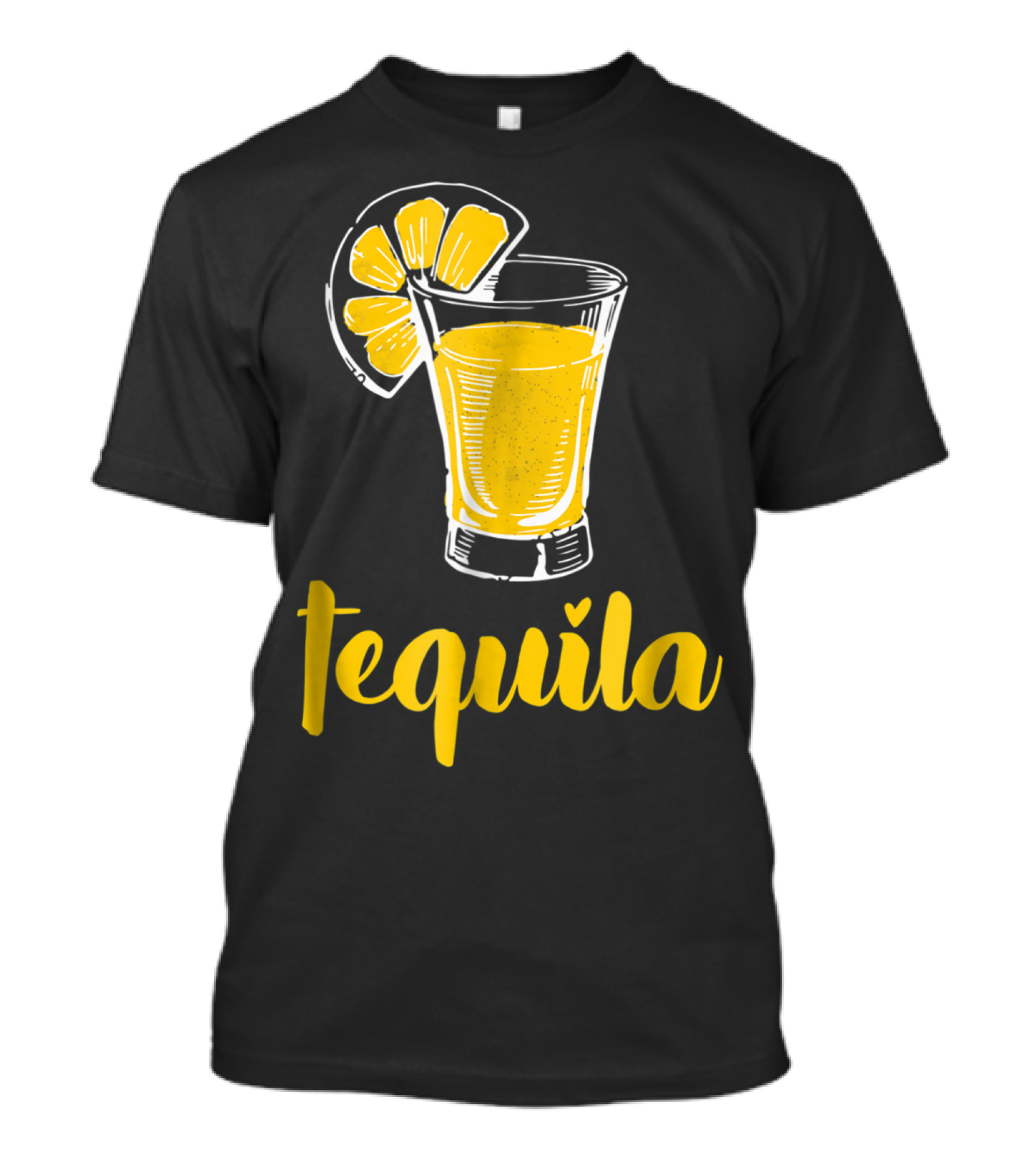 Matching Halloween Margarita Tequila Drink With Citrus Slice T-Shirt