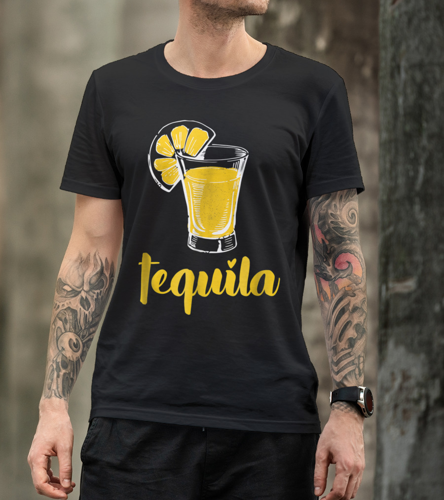 Matching Halloween Margarita Tequila Drink With Citrus Slice T-Shirt