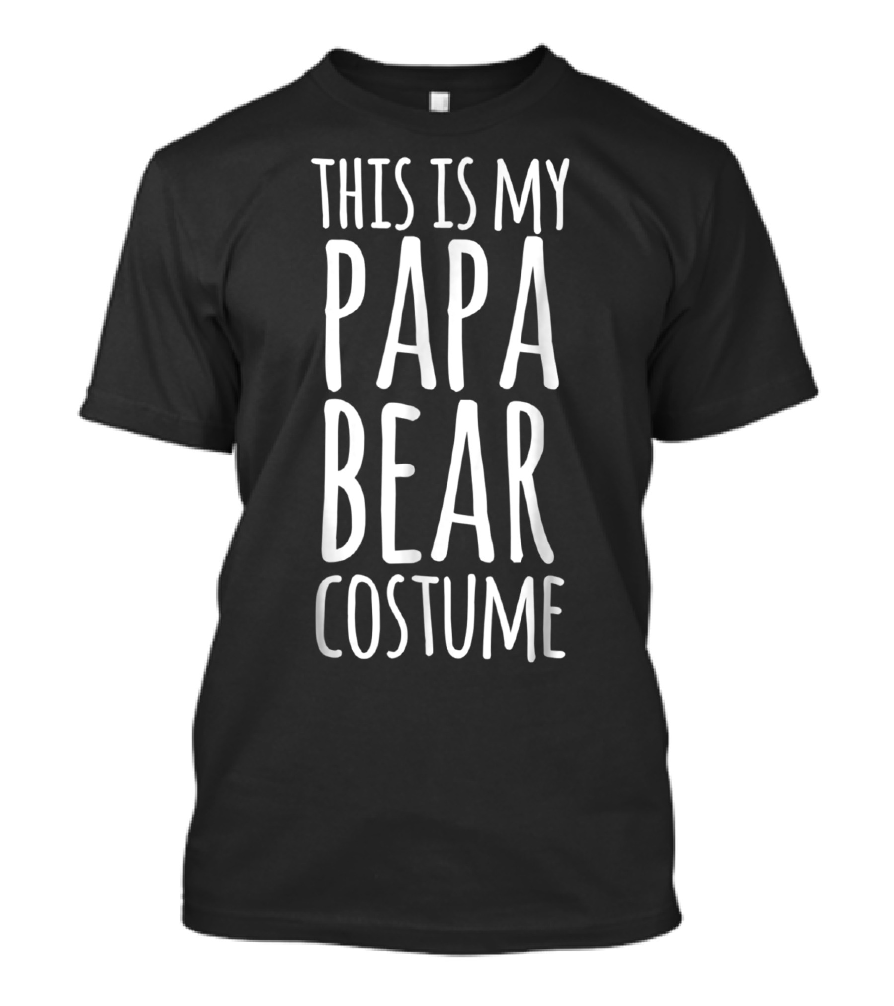 This Is My Papa Bear Costume Mens Funny Easy Lazy Halloween T-Shirt