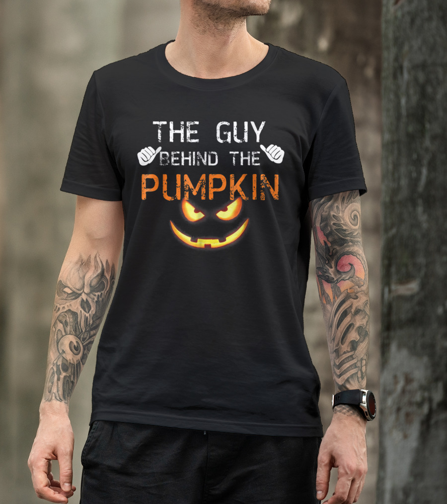 The Guy Behind The Pumpkin T-Shirt