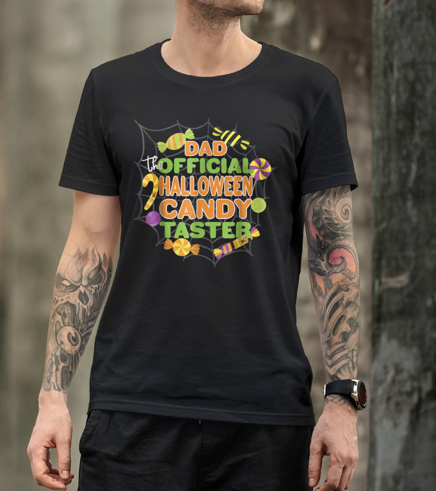 Dad The Official Halloween Candy Taster T-Shirt